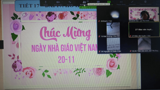 Giờ Sinh học trực tuyến